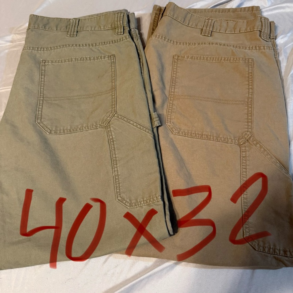 Men's Bootcut Jeans in Tan